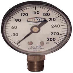 GL120 ABS Standard Dry Gauge Lower Mount